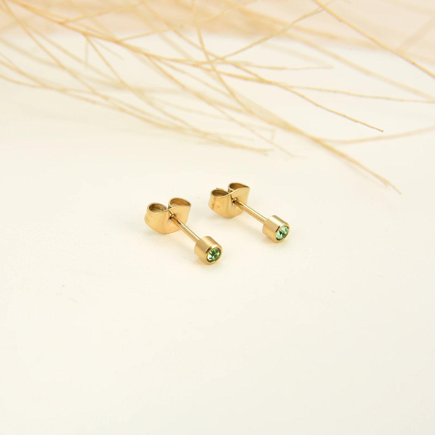 Anna Birthstone Stud Earring