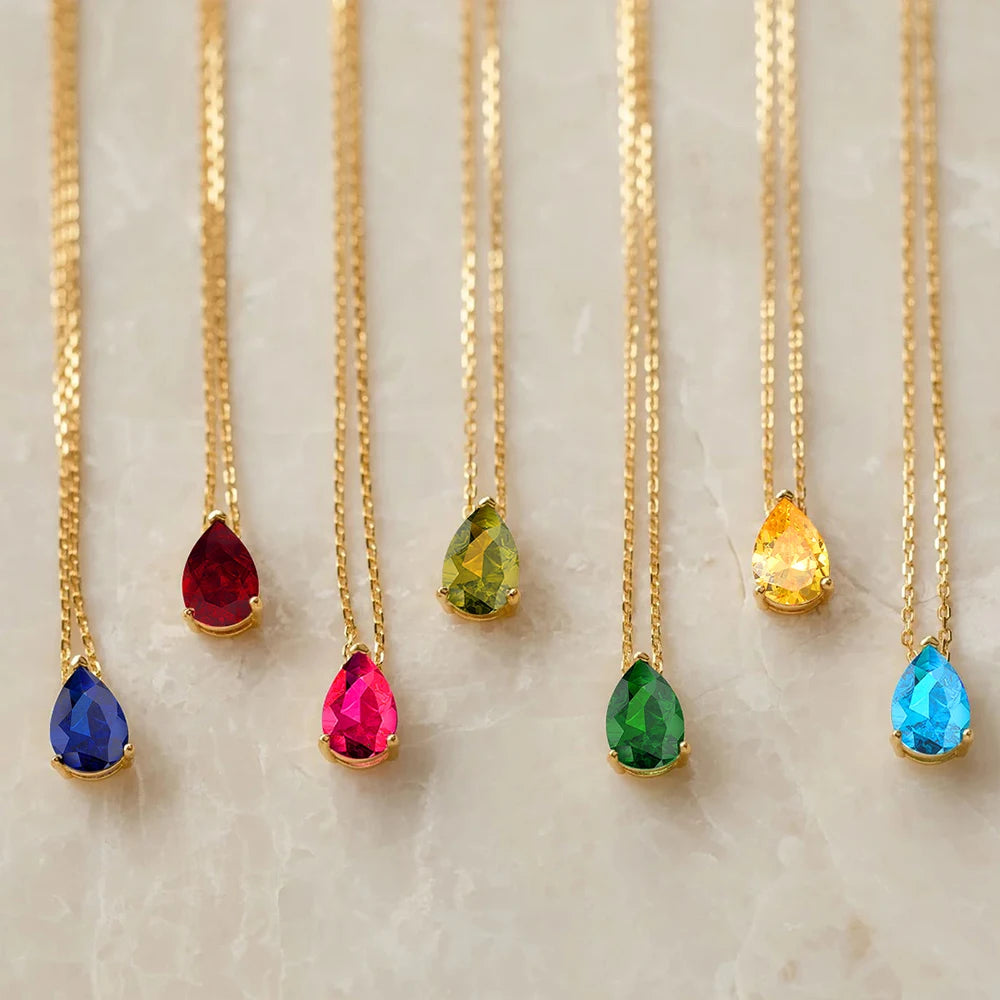 Harper Birthstone Necklace