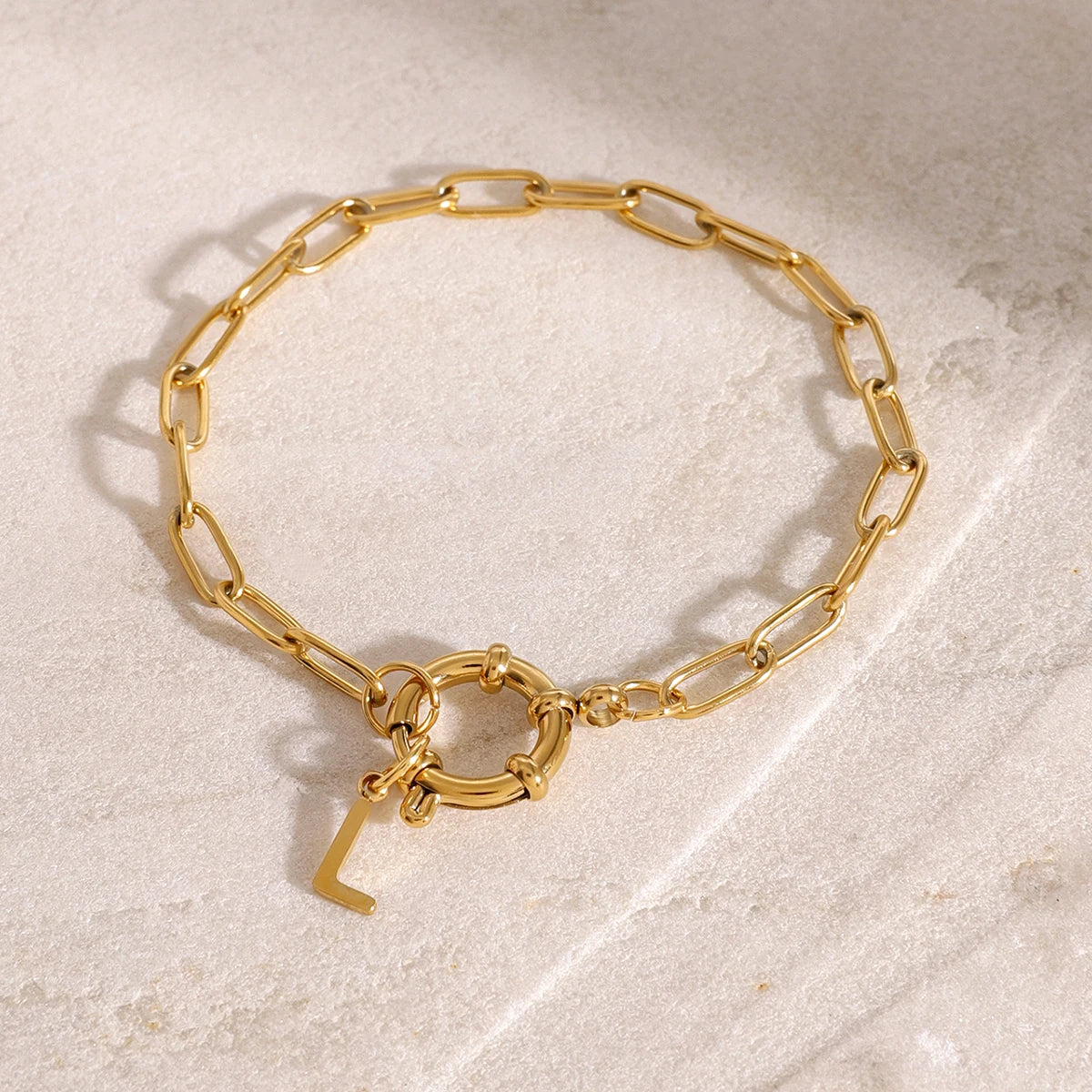 Millie Initial Chain Bracelet