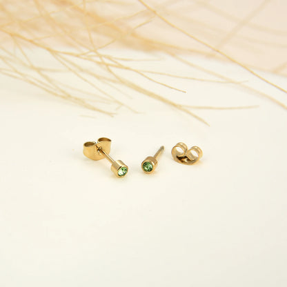 Anna Birthstone Stud Earring