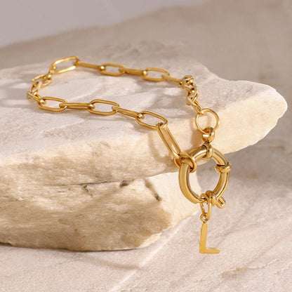 Millie Initial Chain Bracelet